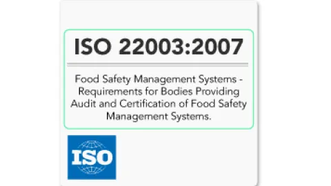 Sertifikacija bezbednosti hrane - objavljivanje standarda ISO 22003-1 i ISO 22003-2