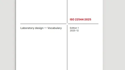 ISO 22544 postavlja zajednički rečnik za projektovanje laboratorija