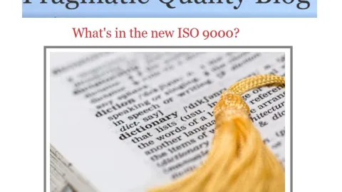 Nacrt ISO 9000 standarda dodaje termine i koncepte, ali rizikuje uklanjanje fokusa sa kvaliteta