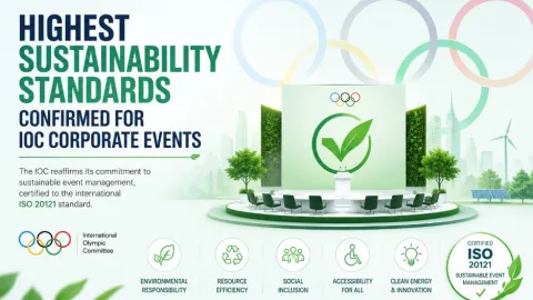 Međunarodni olimpijski komitet sertifikovan prema standardu održivosti događaja ISO 20121