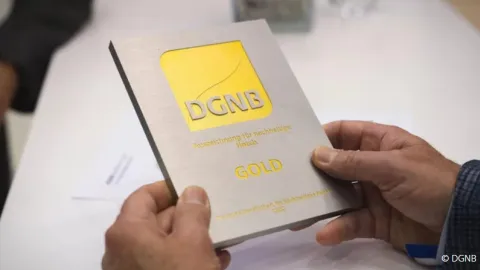 Kristalna palača je prva stavba v Sloveniji, ki je prejela zlati certifikat DGNB