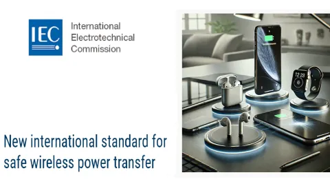 Prvi međunarodni standard za bezbedan bežični prenos energije koji su objavili IEC i IEEE