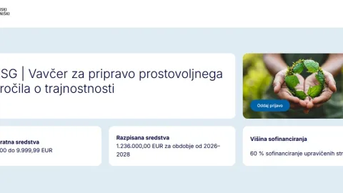 Slovenija uvaja ESG bon za prostovoljno poročanje o trajnostnem razvoju