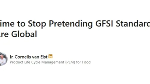 Vreme je da se preispita tvrdnja o globalnosti GFSI standardima