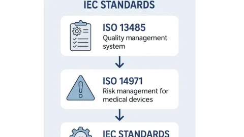 Kako se standardi ISO 13485, ISO 14971 i IEC kombinuju za izgradnju bezbednijih medicinskih uređaja