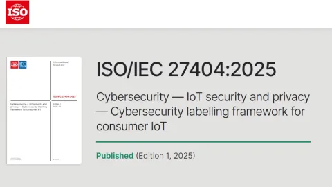 ISO 27404 postavlja globalni okvir za oznake sajber bezbednosti na potrošačkom internetu stvari (IoT)