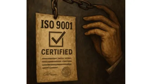 Parade kontrolnih lista, QMS pozorište i pritisci plaćanja: sistemski problemi ISO 9001