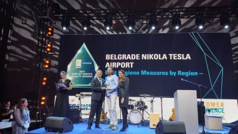 Aerodrom Nikola Tesla Beograd dobitnik nagrade za kvalitet usluga ACI Airport Council-a
