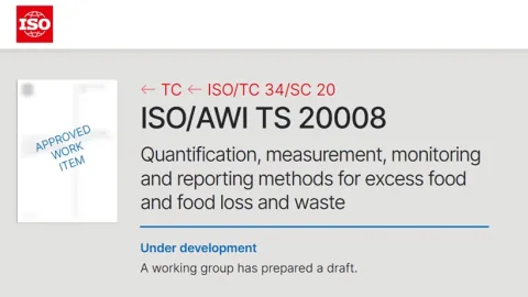 Traže se stručnjaci za projekat merenja i izveštavanja o otpadu od hrane prema ISO TS 20008