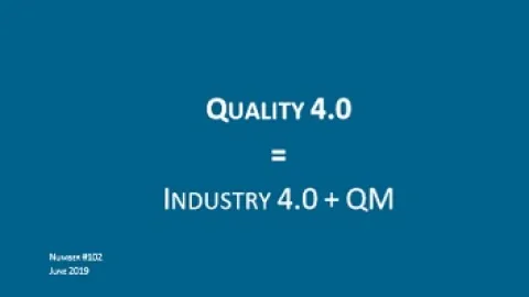 Quality 4.0 = Industry 4.0 + QM - Serđo Salimbeni