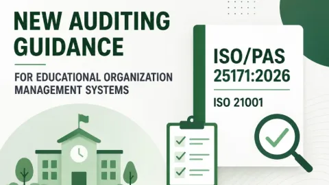 ISO/PAS 25171 pruža prvi međunarodni vodič za ocenjivanje prema ISO 21001 - sistemi upravljanja obrazovanjem