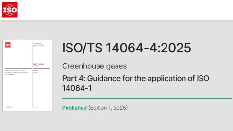 ISO/TS 14064-4 uveden kao podrška izveštavanjima o emisijama gasova staklene bašte