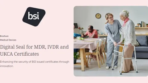 BSI uvodi digitalni pečat za tri vrste sertifikata za medicinske uređaje