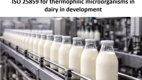 U razvoju ISO 25859 za termofilne mikroorganizme u mlekarstvu 