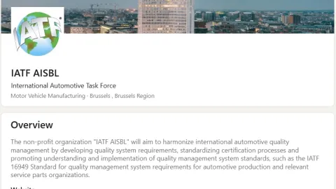 IATF osniva pravni entitet, ukidajući ad hoc strukturu