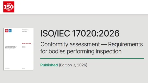 ISO 17020 treće izdanje objavljeno sa pristupom zasnovanim na riziku