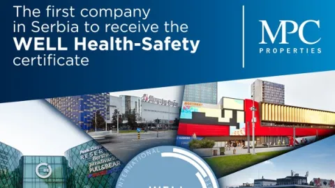MPC Properties objekti dobili "WELL Health-safety" sertifikat
