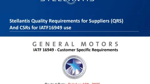 GM i Stellantis ažuriraju specifične zahteve za kupce za IATF 16949 certifikaciju