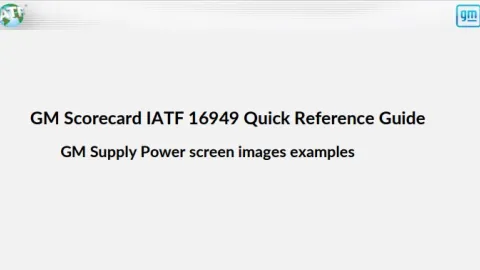 IATF ažurira GM-ov kratki referentni vodič o tome kako auditori pregledaju podatke iz scorecard-a