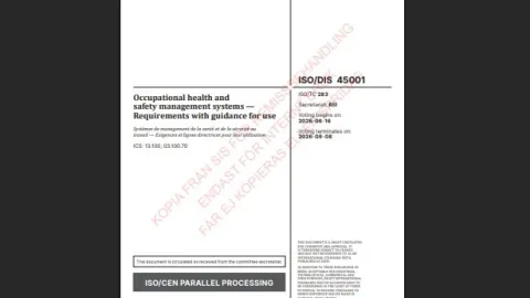 SIS nudi besplatan pristup nacrtu ISO 45001 standarda