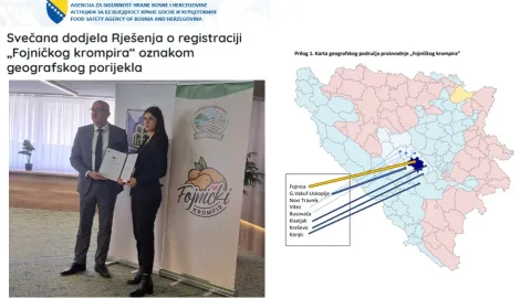 „Fojnički krompir“ dobio oznaku geografskog porijekla