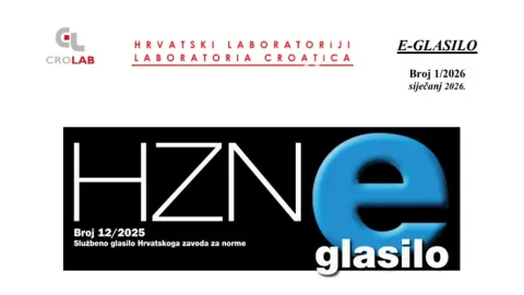 HZN i CROLAB objavljuju nove e-biltene s novostima iz standarda i laboratorija