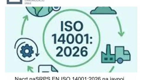 Srbija otvara javnu raspravu o prevodu ažuriranog standarda ISO 14001 na srpski jezik