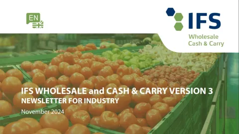 IFS ažurira Wholesale and Cash & Carry standard na verziju 3
