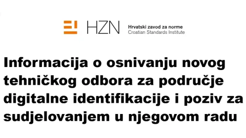 Hrvatska osniva novi tehnički odbor za norme digitalne identifikacije