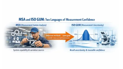 MSA vs ISO GUM: Zašto jedno ne može da zameni drugo