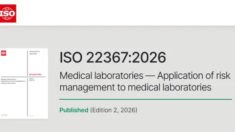 ISO 22367:2026 revidira smernice za upravljanje rizicima za medicinske laboratorije