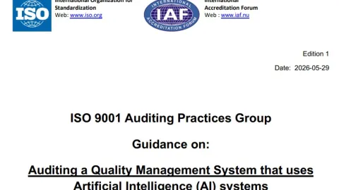 Grupa za ocenjivačke prakse ISO 9001 objavila prve smernice usmerene na veštačku inteligenciju