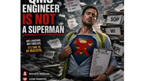 Ne očekujte da vaš QMS inženjer bude Supermen