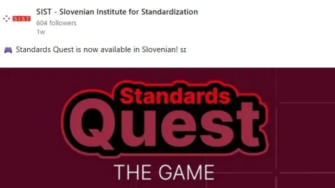 Igra Standards Quest je zdaj na voljo tudi v slovenščini