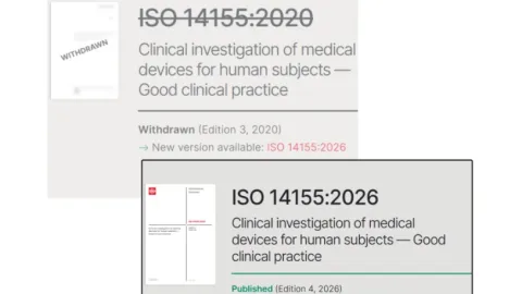 Ažuriran standard ISO 14155 Klinička istraživanja medicinskih sredstava na ljudima – Dobra klinička praksa