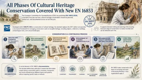 Sve faze zaštite kulturne baštine obuhvaćene novim standardom EN 16853