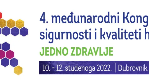 Četvrti regionalni kongres o sigurnosti i kvaliteti hrane "Jedno zdravlje" zakazan za sredinu novembra