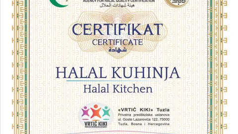 Prvo obdanište sa halal certificiranom kuhinjom
