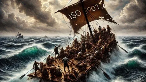 ISO 9001 proces revizije u vazduhu: navigacija kroz uzburkane vode
