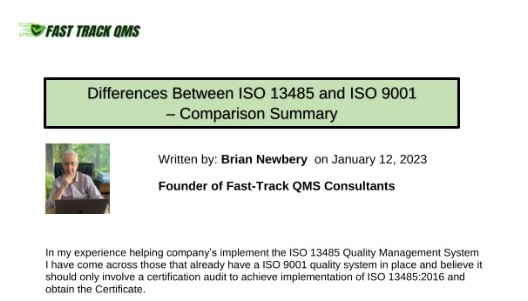 Razlike između ISO 13485 i ISO 9001 - Brajan Njuberi