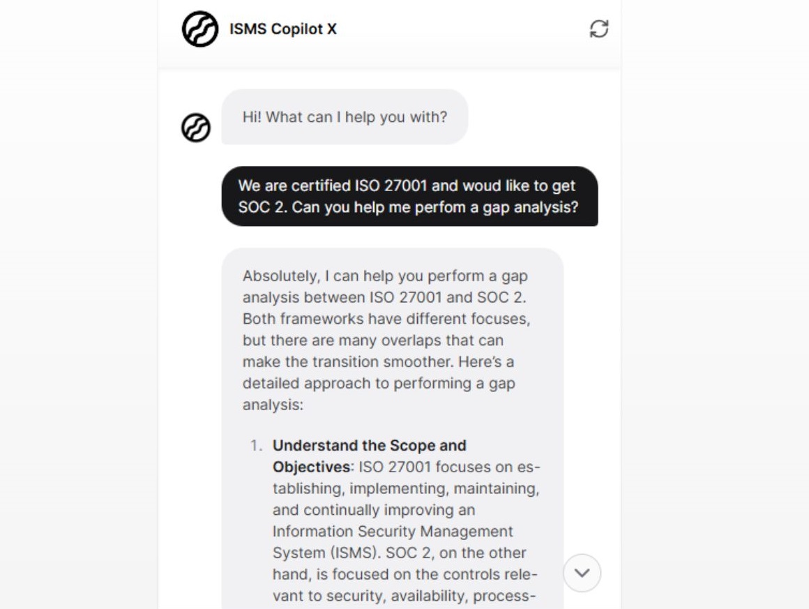 Predstavljamo ISMS Copilot X, asistenta za usklađenost