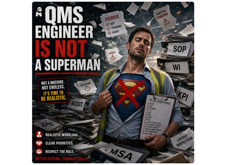 Ne očekujte da vaš QMS inženjer bude Supermen